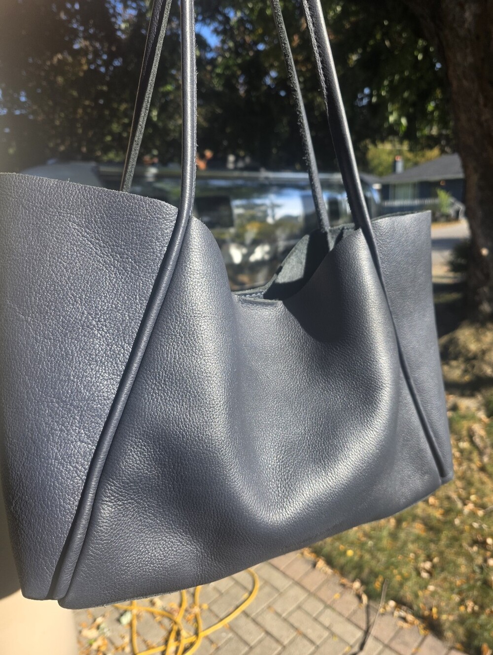 Portland Leather Large Verona In Night Owl